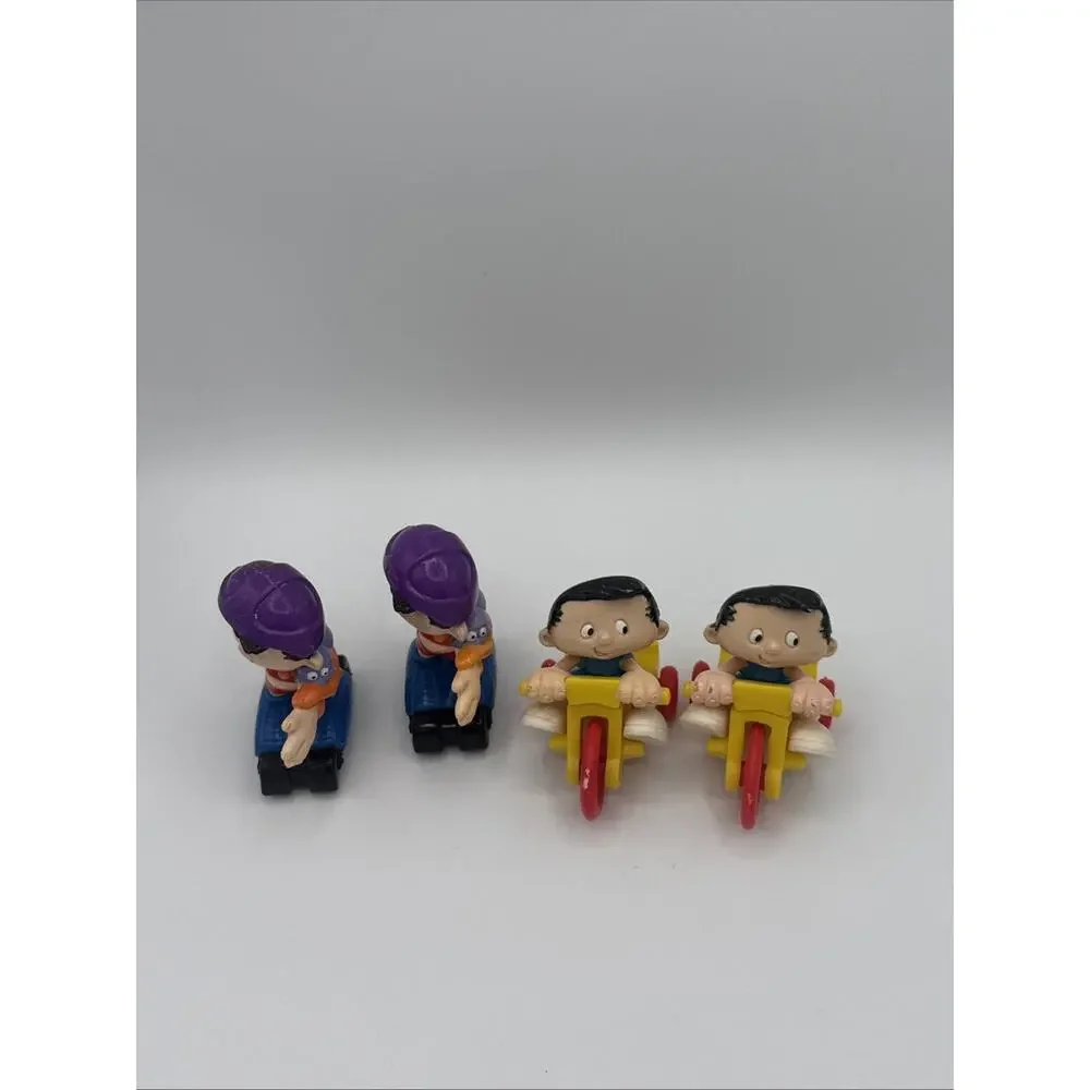 Vintage 1994 McDonald's Bobby's World Happy Meal Toys Lot of 4 Bobb...